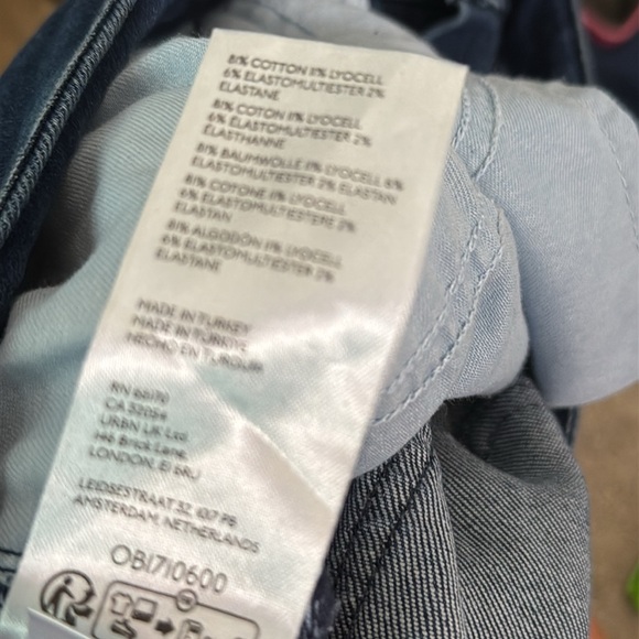 Anthropologie Pilcro The Skipper Jeans Sz 34 Dark Rinse - Picture 7 of 7